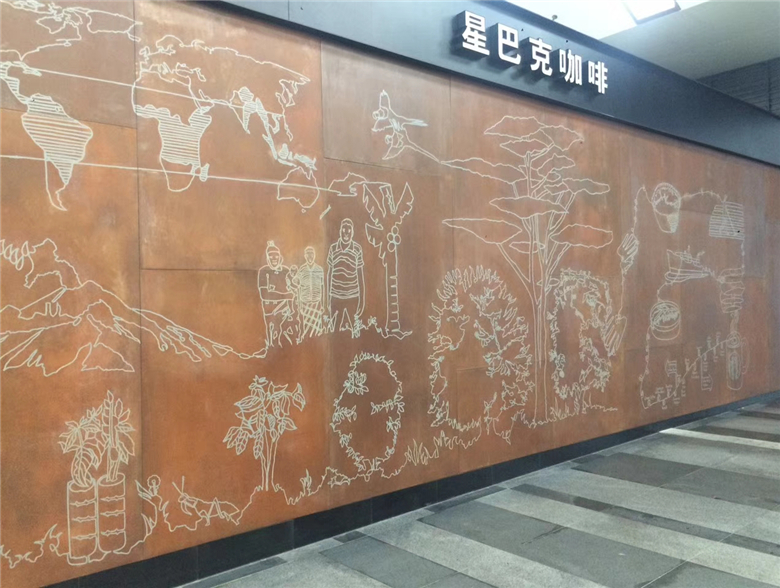 迎泽耐候钢幕墙